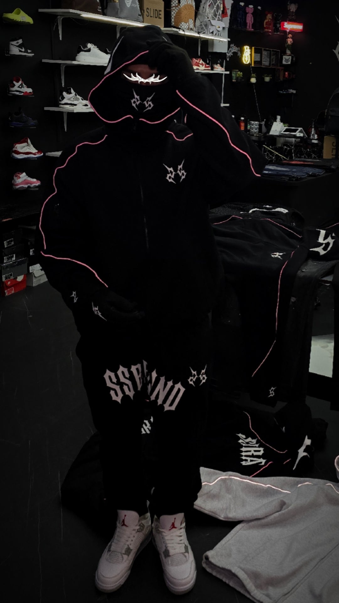 SS1 PRO Black- Hoddie